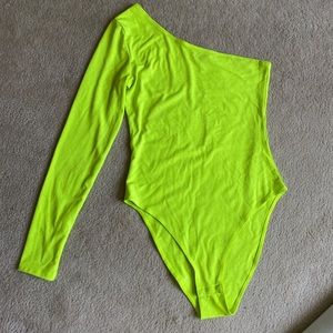 One shoulder bodysuit